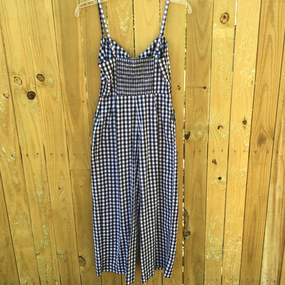 Gianni Bini Jumpsuit B & W Checked - Picture 5 of 8